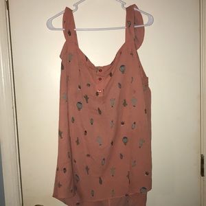 Torrid peachy cactus top